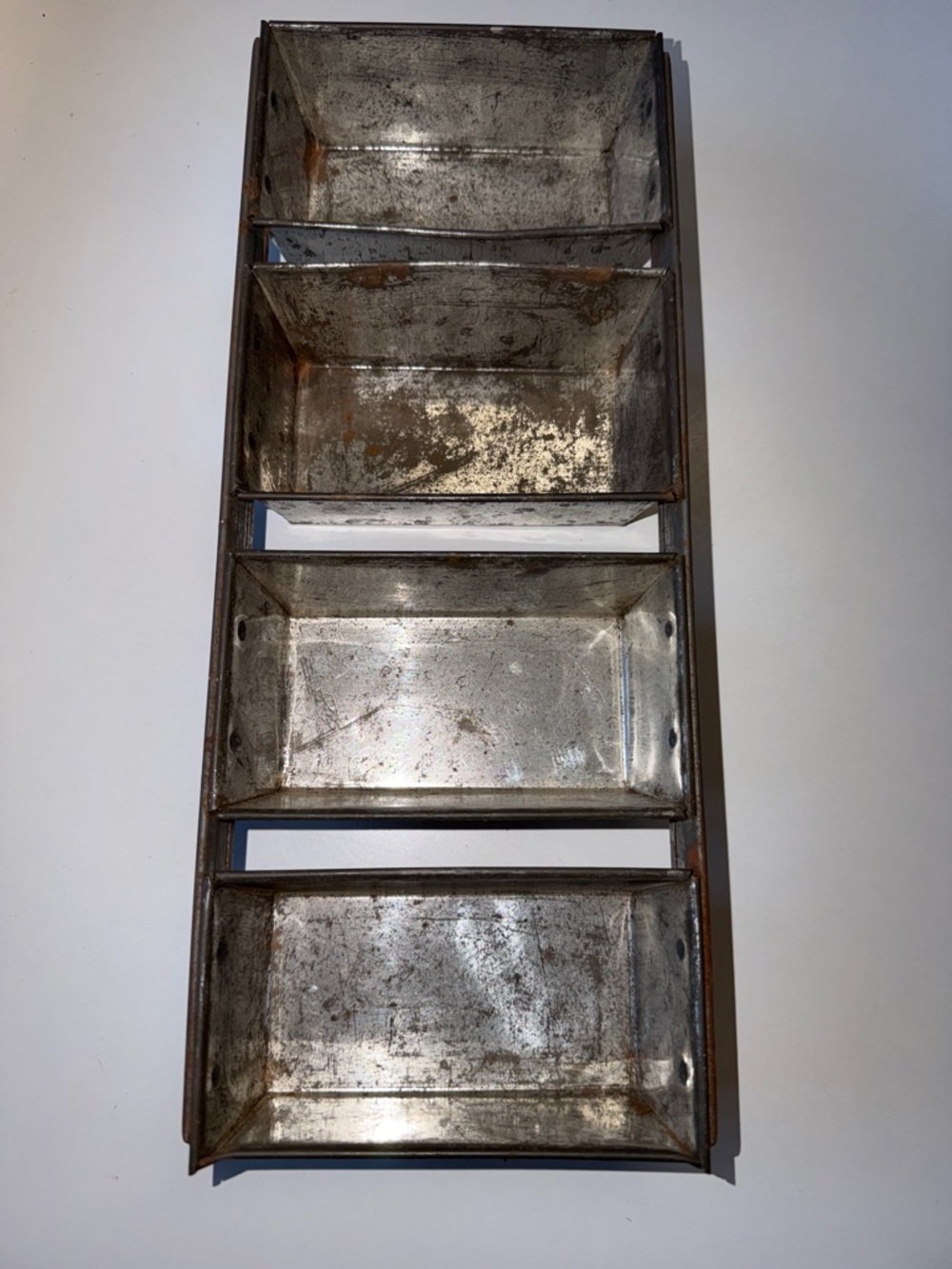 Vintage Industrial 4 Loaf Bread Pan